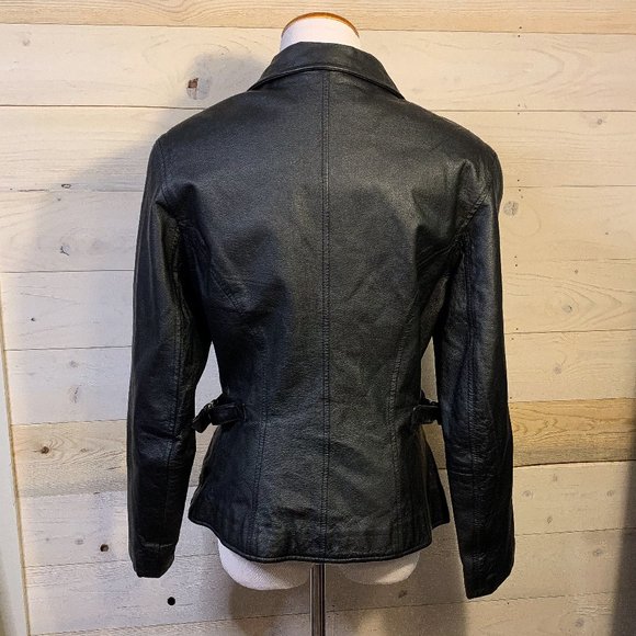 EUC Wilson’s | Medium | Black Genuine Leather Jacket - Picture 6 of 13